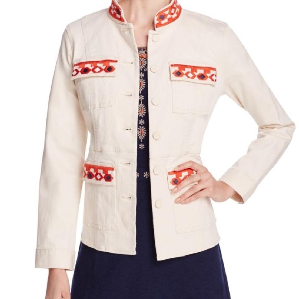 Tory Burch berkley embroidered SGT pepper size XL